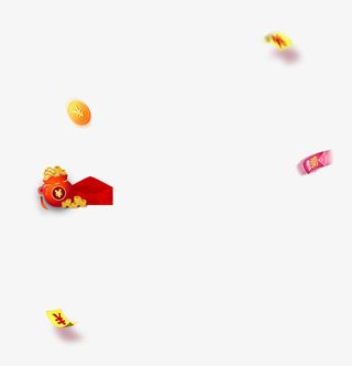 淘宝钱袋金币组合免抠