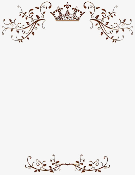 王冠印花免抠