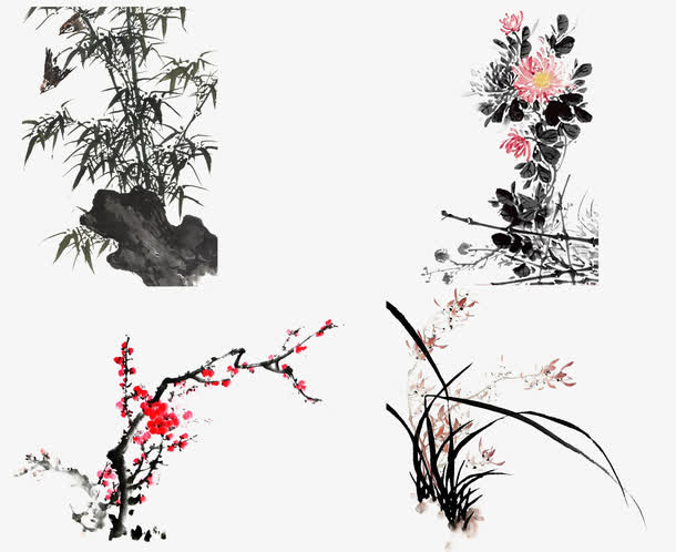 四君子免抠