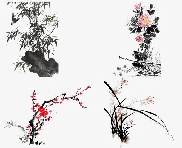 四君子免抠