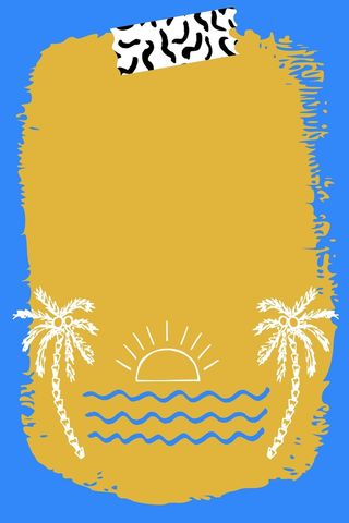 招贴设计蓝色清爽简约背景高清