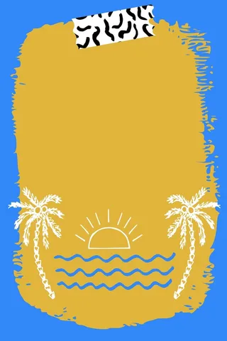 招贴设计蓝色清爽简约背景高清