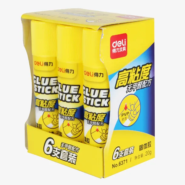 得力6371固体胶高粘度无甲醛免抠