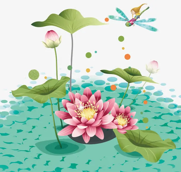 荷花素材下载免抠