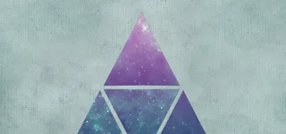 金字塔状星空三角拼接背景高清