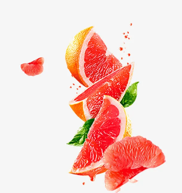 红柚水果免抠