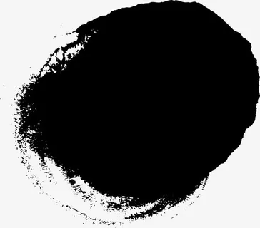 山水墨笔刷免抠