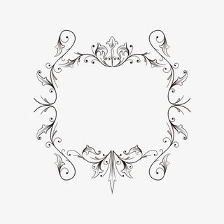 复古边框免抠
