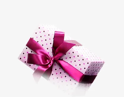 礼物漂浮花瓣气泡简洁大方免抠