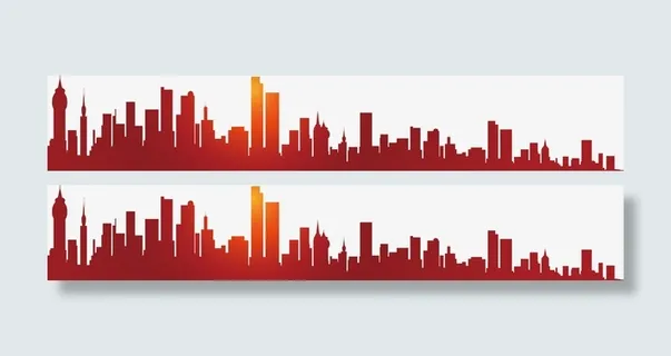 城市高楼底部装饰免抠