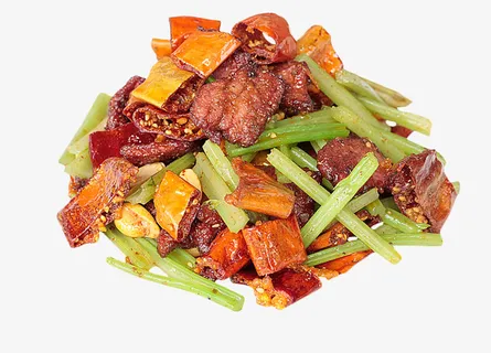 辣椒香芹炒孜然牛肉免抠 辣椒香芹炒孜然牛肉免抠