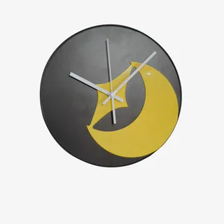 北欧创意挂钟免抠