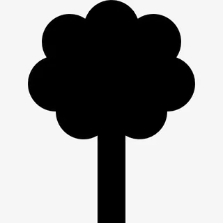 大树标识图标免抠