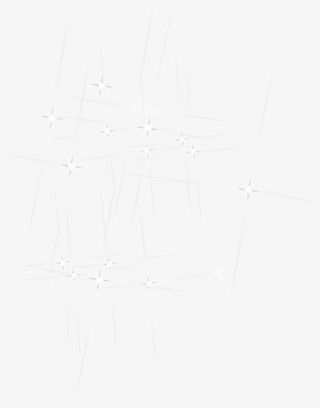 手绘满天星星免抠