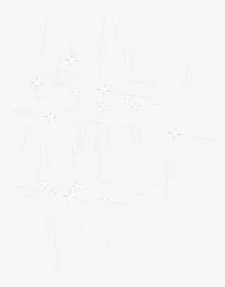 手绘满天星星免抠