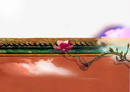 中国风墙院免抠素材免抠