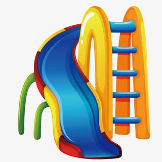 矢量滑滑梯免抠