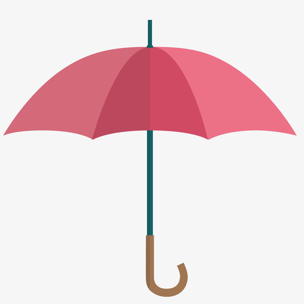 粉色雨伞免抠