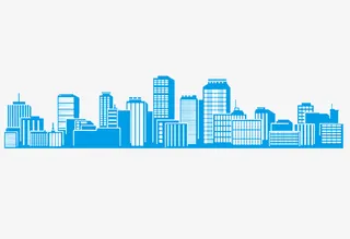 城市免抠高楼剪影免抠