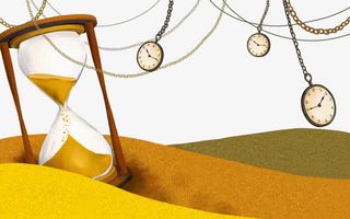 插图背景时间流逝