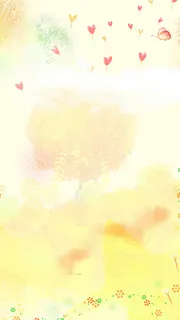 清新手绘风H5背景元素高清