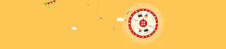 电商转盘背景banner