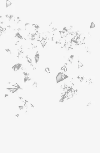 白色锐利颜色特效免抠