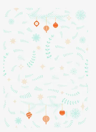 绿色清新树枝边框纹理免抠