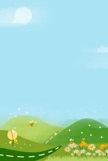 春天风景蓝天白云节气广告海报背景图片高清 春天风景蓝天白云节气广告海报背景图片高清