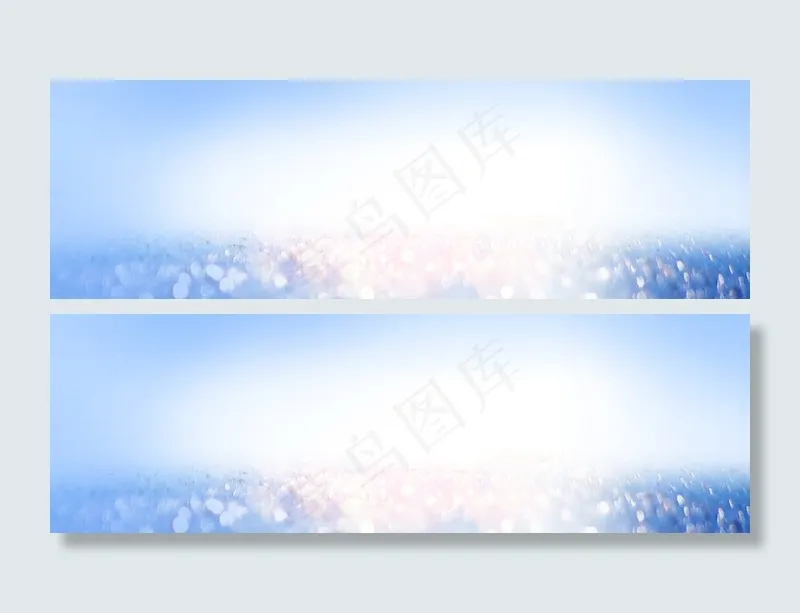 浅紫色梦幻渐变banner高清