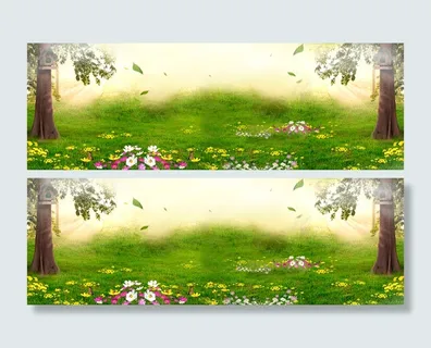 深林树木背景高清 深林树木背景高清