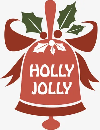 矢量圣诞节铃铛免抠