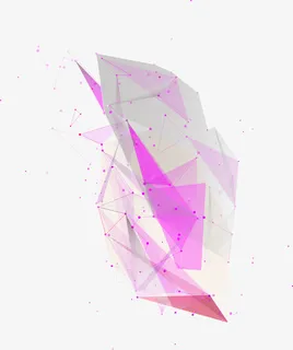 科技几何折线素材免抠