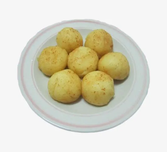 黄金芝士薯球免抠