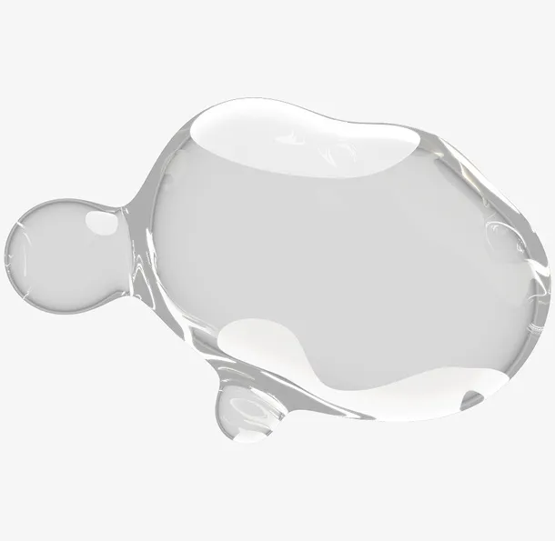 透明液体水一滩免抠