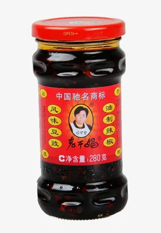 老干妈风味豆豉免抠