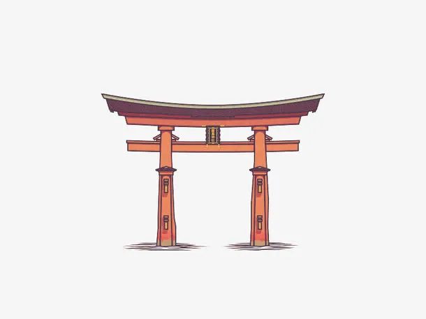 中国风城楼免抠