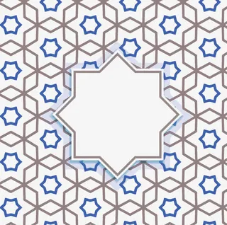 八角形花纹免抠
