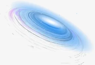 矢量手绘银河星系免抠