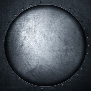 金属背景圆形边框