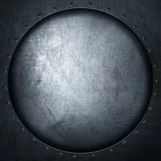 金属背景圆形边框