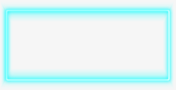 蓝色闪耀框架免抠