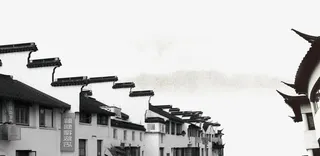 中国风江南建筑免抠