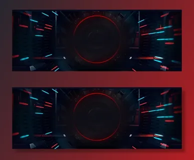 炫酷黑色天猫淘宝banner电商背景高清