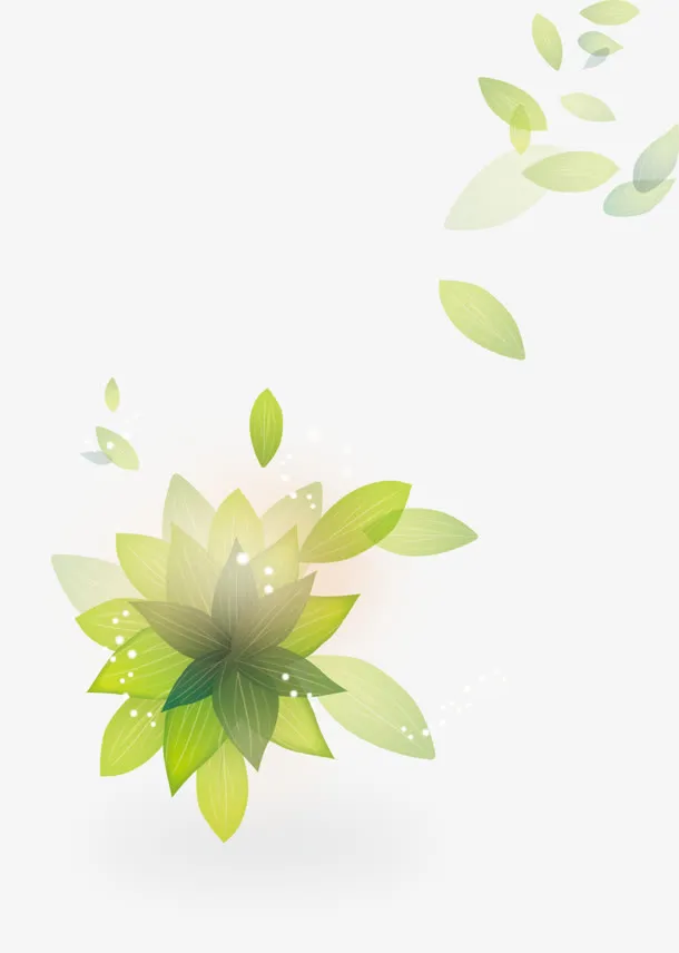 免扣背景PNG素材叶子