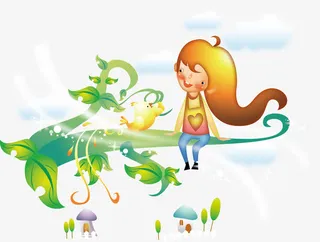 在树枝上坐着免抠