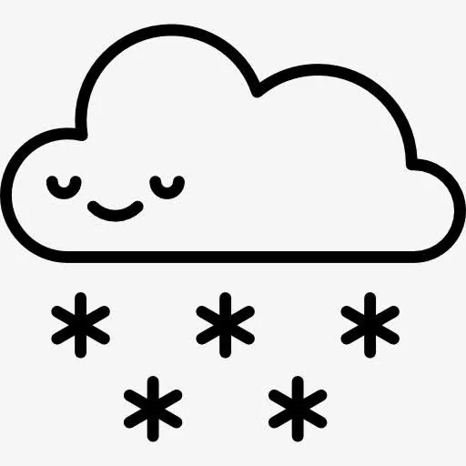 下雪图标免抠