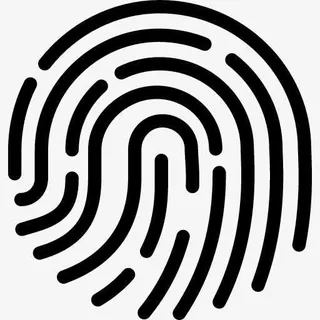 手绘卡通黑色指纹免抠 手绘卡通黑色指纹免抠