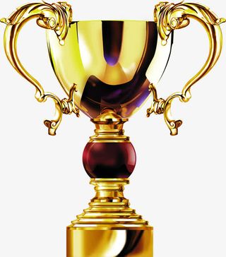 黄金奖杯金杯团队免抠