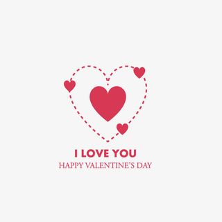 七夕情人节卡片广告设计矢量素材免抠